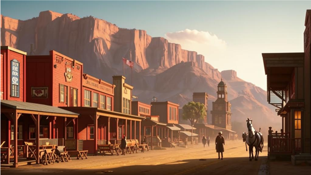 Wild West Scene